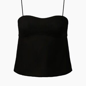 Onia AIR LINEN OPEN BACK TOP size 4 Black